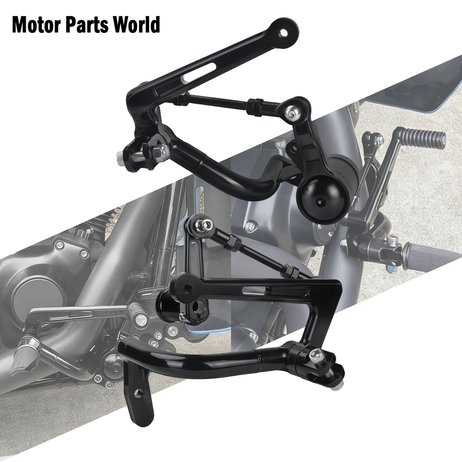 

Motorcycle Mid Control Kit Shift Brake Bracket Linkage Lever For Harley Touring Road King Electra Street Glide Ultra Limited