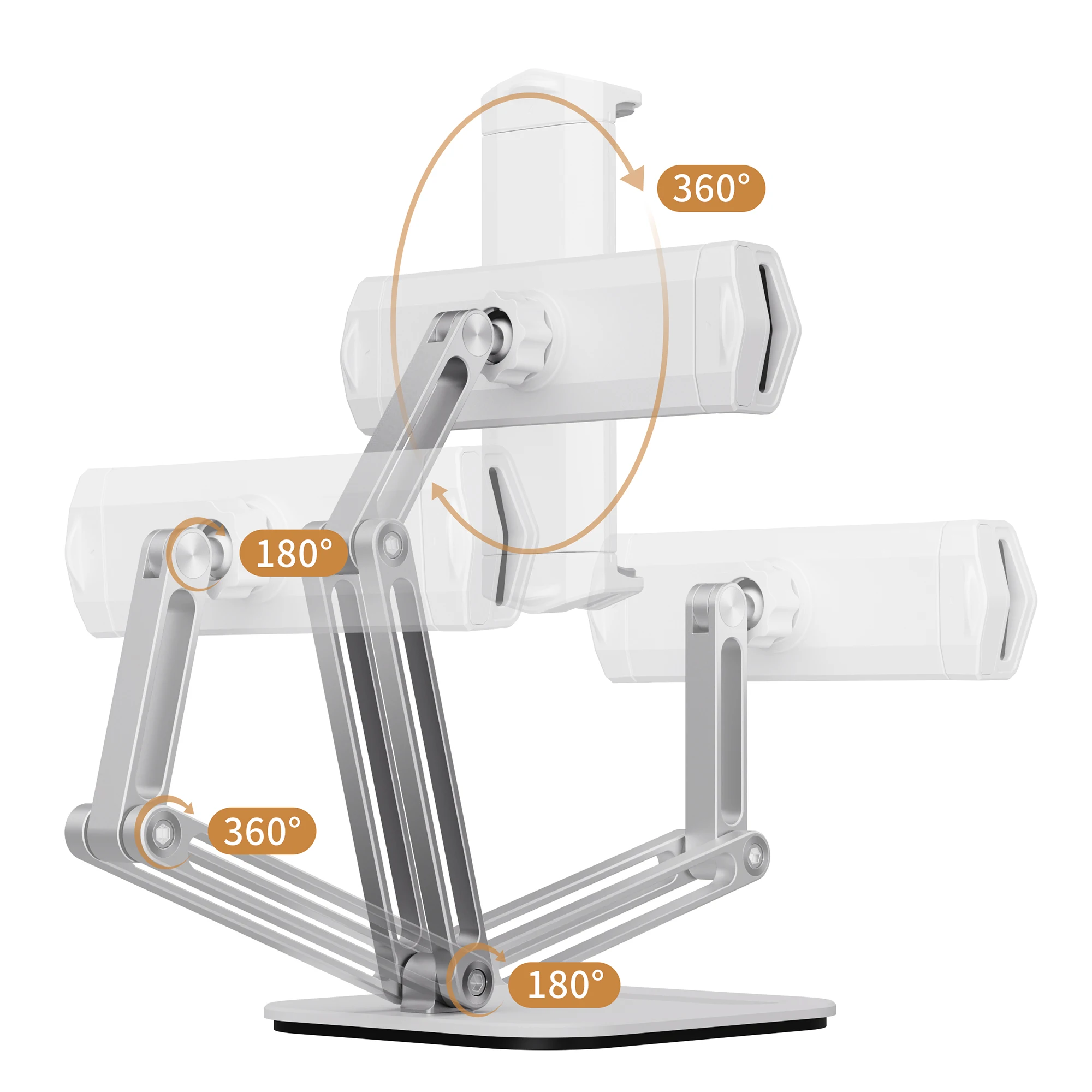 Kimdoole Tablet Clip On Portable Monitor Foldable Stand Suitable For IPad Pro Xiaomi Samsung Huawei And Apple Tablet Accessories image 6