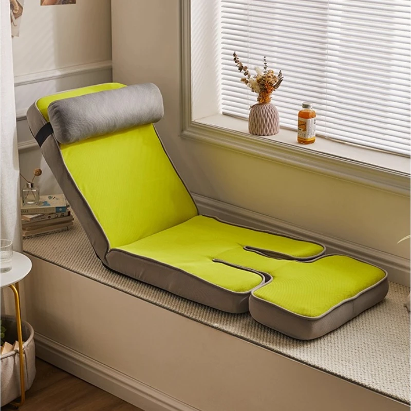 

Lazy Sofa Chair with Back Support Foldable Floor Chair for Sitting/Lying Balcony Tatami Seat Multifunctional Recliner for Read
