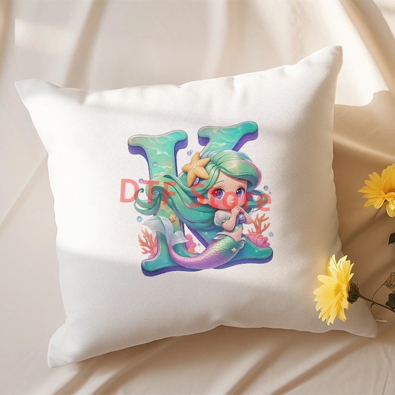 Cartoon Mermaid A-Z English Al - Iron On Patch review and price