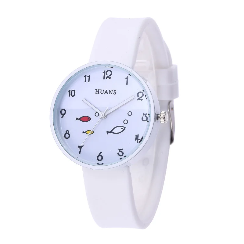 2025 Fashion Simple Women for Kids Girls Boys Gifts Silicone Strap Student Children Analog Quartz Wrist Watches Reloj Niño