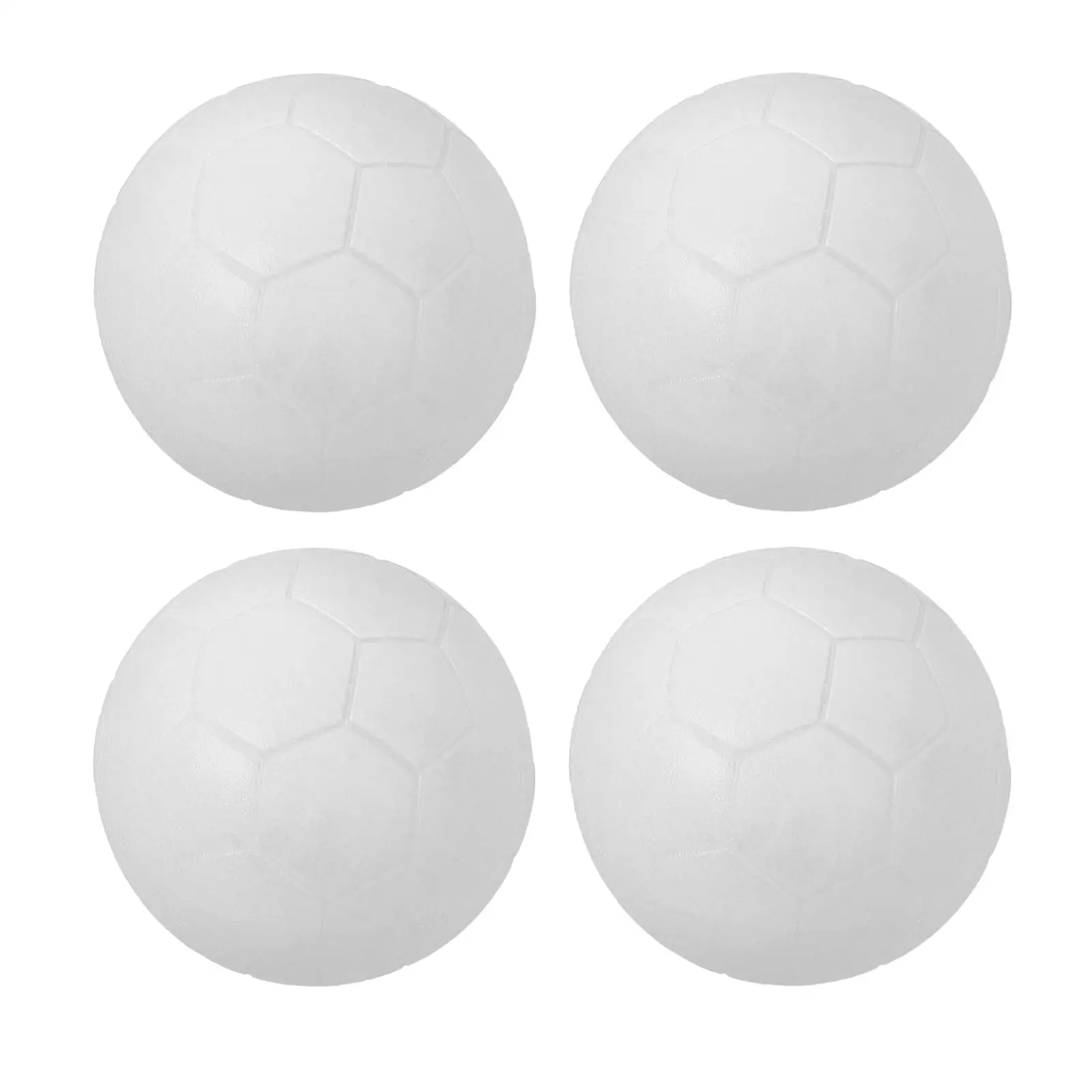 Fotografia 4: 4 unidades de bolas de futebol de mesa clássicas 36 mm bolas de pebolim branco jogo de mesa texturizado