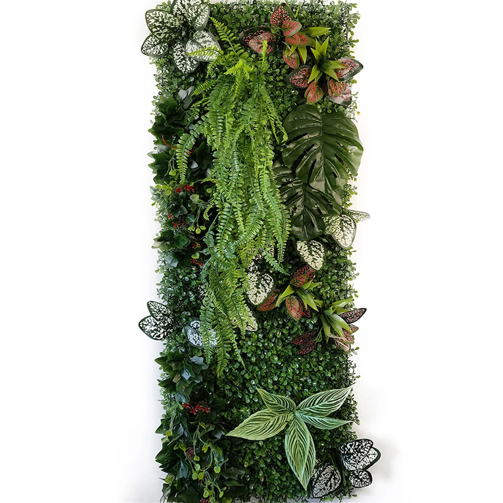 40X120Cm Kunstmatige Plant Wanddecoratie Simulatie Chlorophytum Comosum Gras Decoratie Tuin Hek Bruiloft Hotel Decoratie