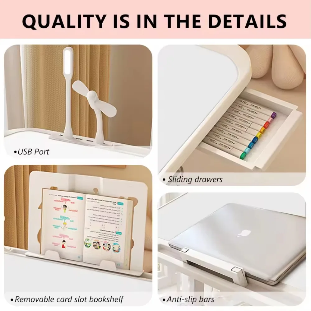 Foldable Laptop Table Adjustable Liftable Laptop Dormitory Student Desk Simple Home Children Study Desks Office Small Desk Board