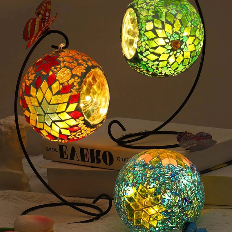 Candeliere fai da te lampadario a mosaico in vetro fatto a mano giocattoli educativi genitore-figlio regalo di compleanno creativo