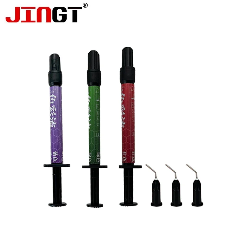 JINGT Colorflow Dental Material Pit and Fissure Sealant for Preventing Caries (Caries Prevention Agent)  Light Curing