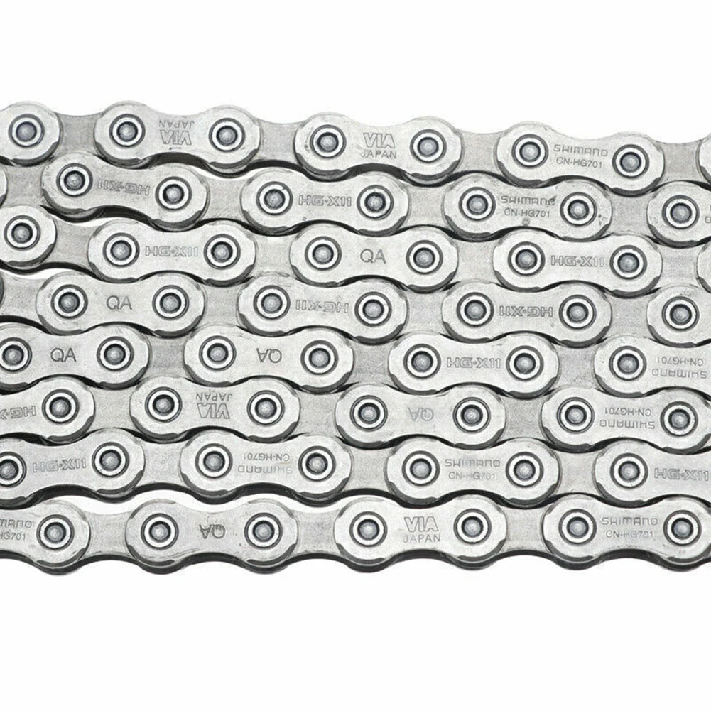 

116 Links Bike Chain Quick Link Chain CN-HG701 Road Mountain Bicycle 116L Chain for Shimano Ultegra R8000 DEORE XT M8000
