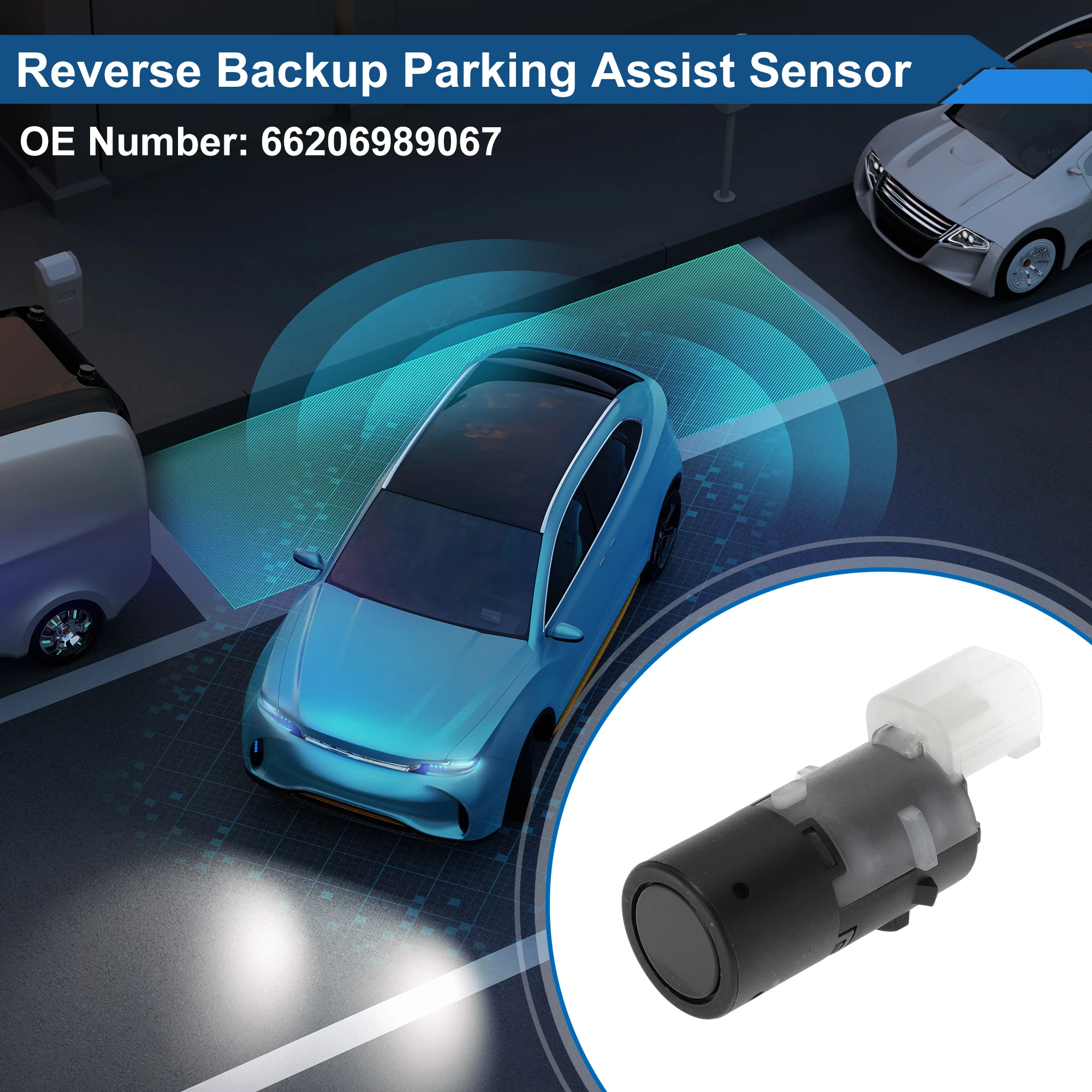 UXCELL No.66206989067 Reverse Backup Parking Sensor for BMW E46 318i 2.0 01-05 Black