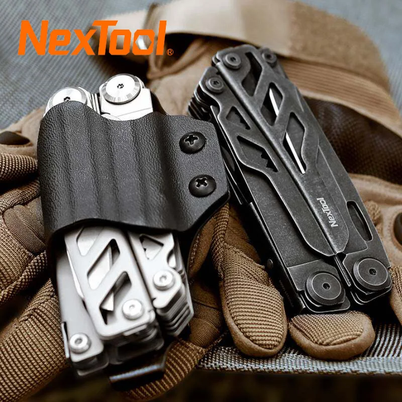 

Многофункциональные плоскогубцы NexTool Flagship Pro с чехлом из кайдекса, 16-в-1, складной мультитул EDC, портативный многоцелевой нож