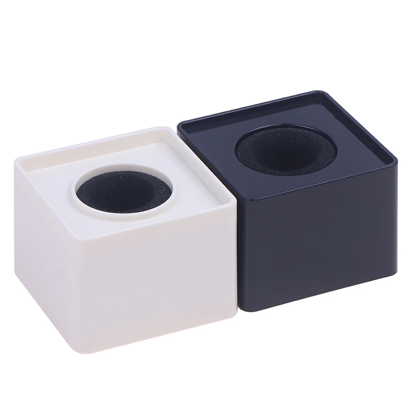 1Pc Square Microphone Flag Mic Station Cube Interview Square Box Holder Reporter Decor Flags News Square Accessories