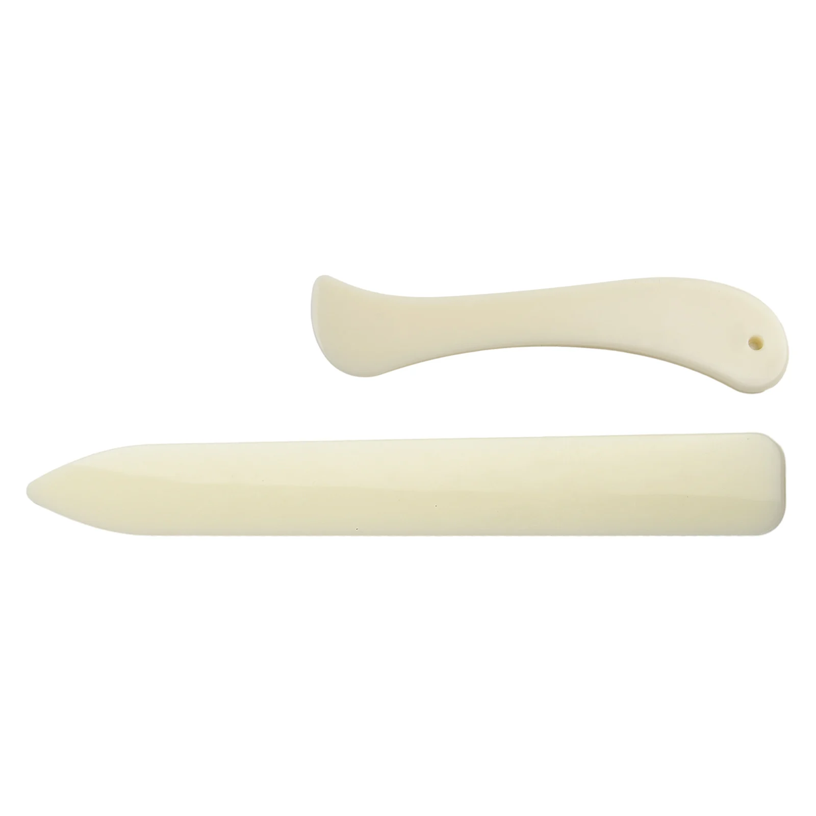 2PCS Natural Bone Folder Multifunctional DIY Leather Craft Tool Sewing Accessories For Hand Tool Burinishing Edges Accessory