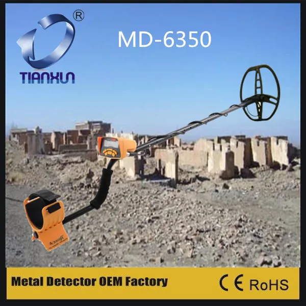 005 5 Meters Depth Gold Metal Detector Underground MD-6350 Professional Metal Detector