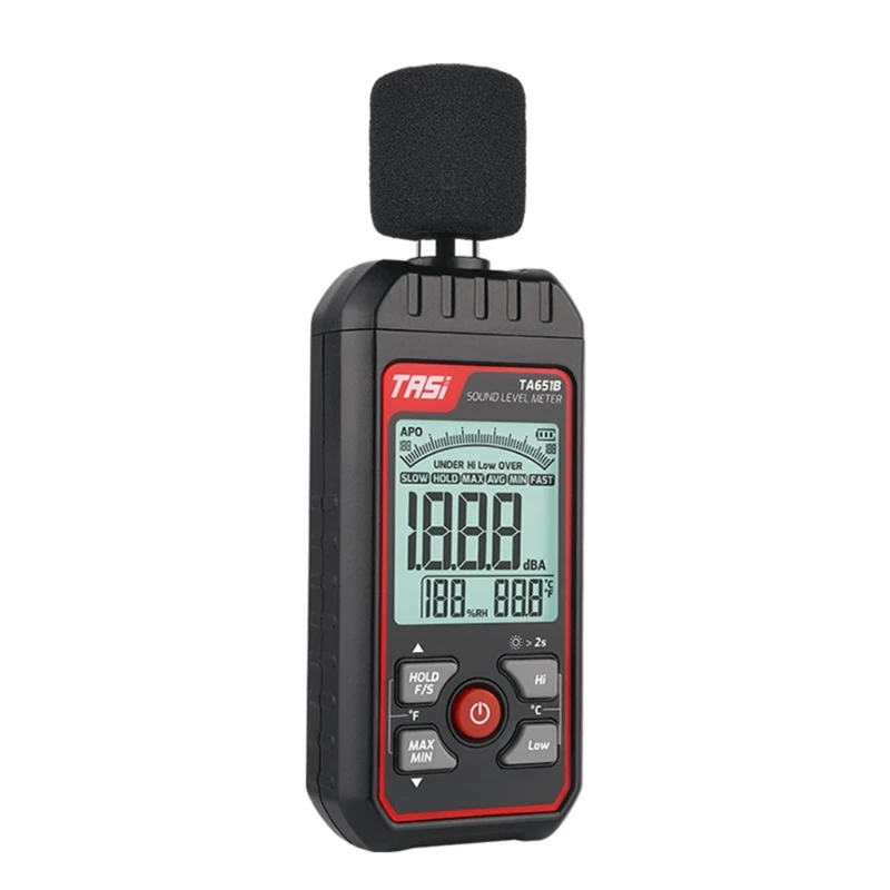 Miernik poziomu dźwięku cyfrowy ręczny DBMeter Sonometros miernik poziomu hałasu 30-130dB decybels Mini miernik hałasu