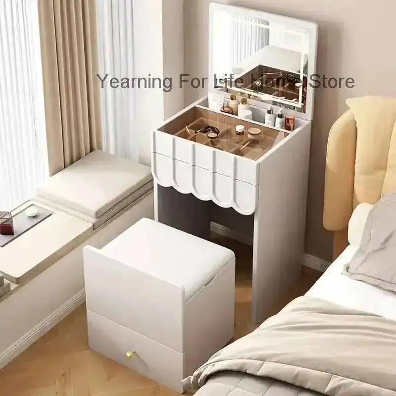

Table Drawers Modern with Bedroom Dressers Vanity Flip Dressing Tables Makeup Table with Storage Cabinet Chair Bedroom Furniture