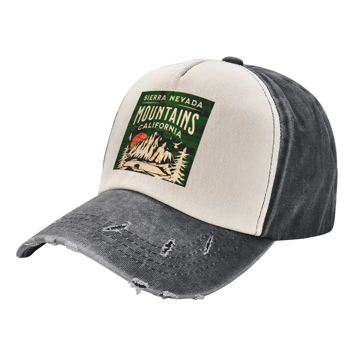 

Sierra Nevada Mountains: Adventure Out West! Baseball Cap tea Hat Kids Hat New In Hat Visor For Women Men's