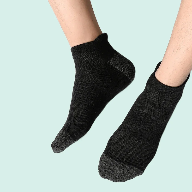 Chaussettes de dehors Courtes en Maille Respirante pour Homme et Femme, 10/20 Coton, de Haute Qualité, 5/100% Paires