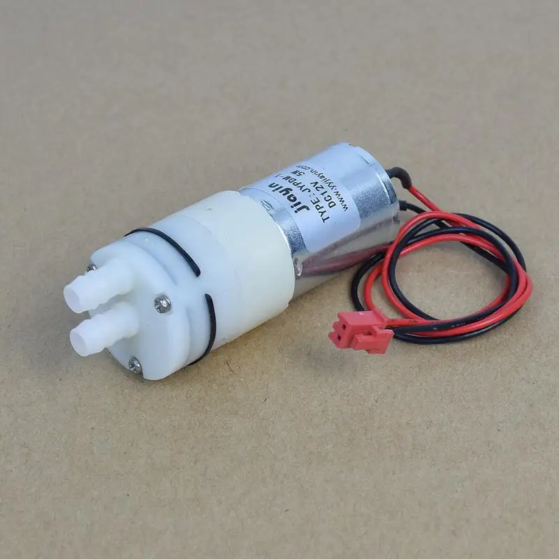 370 Mini Diaphragm Water Pump 12V Low Noise High Flow for DIY Dispenser Smart Tea Table Automatic Garden Sprinkler System