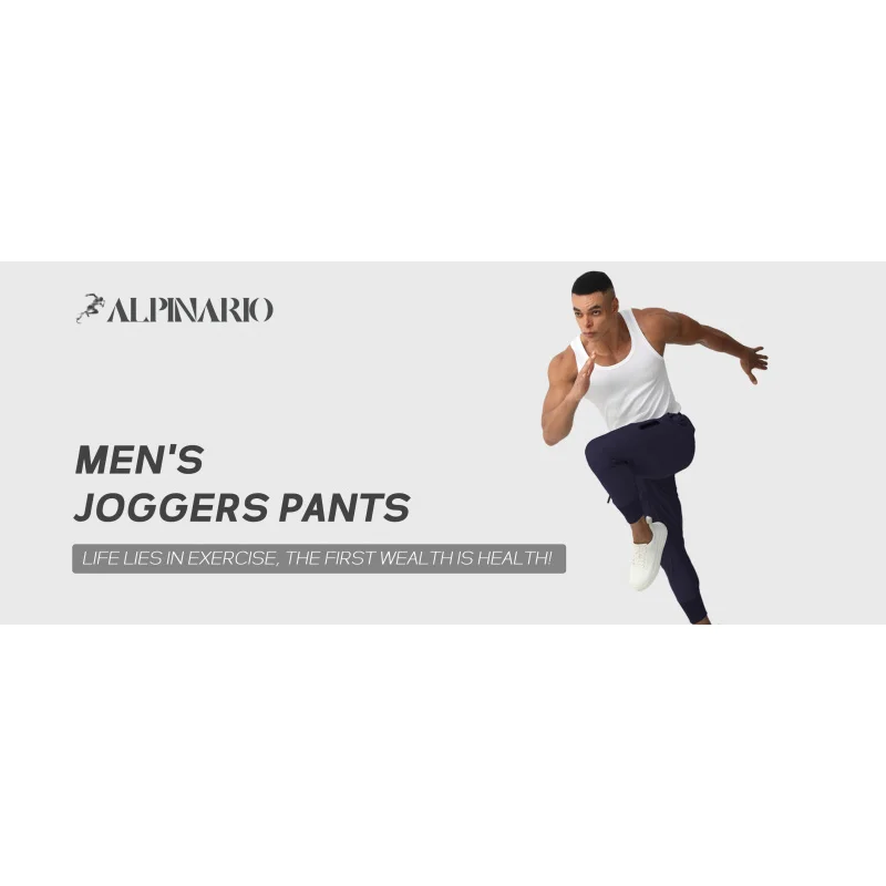 

Men's Sport Pants Comfortable Breathable Joggers for Running Gym Workout Casual Trousers