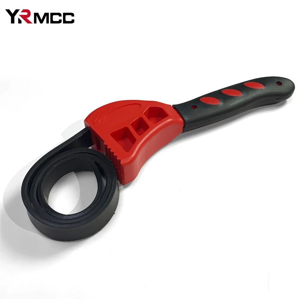 6/8inch Adjustable Belt Wrench Cartridge Disassembly Repair Tool Strap Opener Chain Oil Filter Puller Spanner Auto Accessories