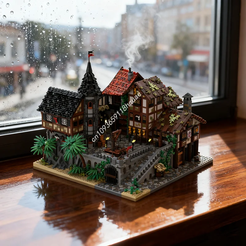 

11944pcs MOC Port Sauvage Gallows Hill Piratesed Model Building Blocks Toys DIY Christmas Gifts Creative Idea Education Kids