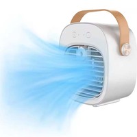 Desktop Electric Water Air Cooler Cooling Fan Usb Rechargeable Portable Mini Air Conditioner Fan Mute Mini Air Cooling