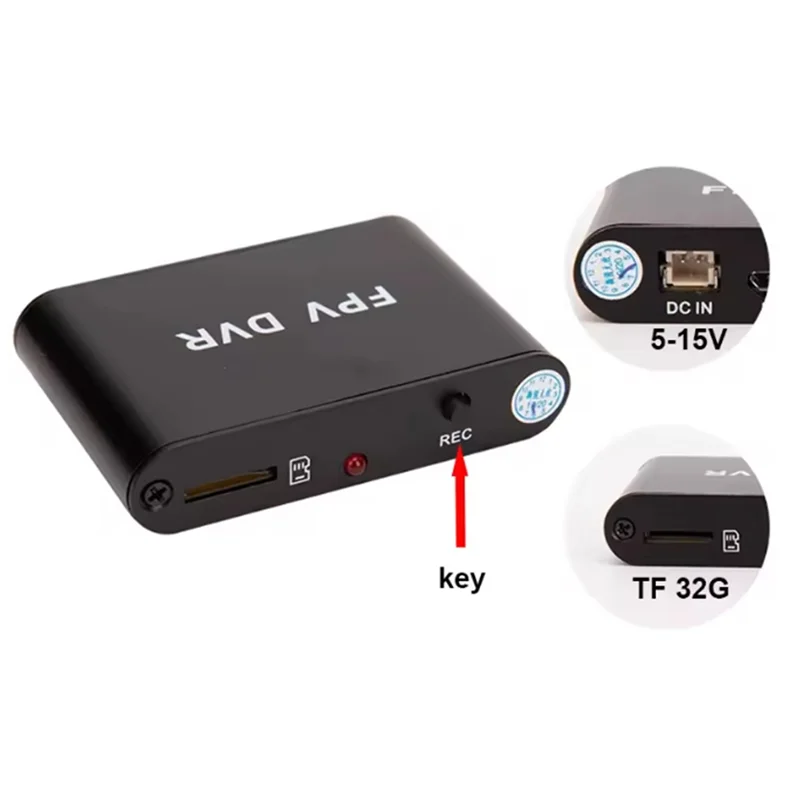 L52A-Mini DVR Micro-AV HD FPV DVR AV مسجل 1280X720 CCTV مسجل فيديو صغير كاميرا تناظرية سوبر مايكرو SD DVR