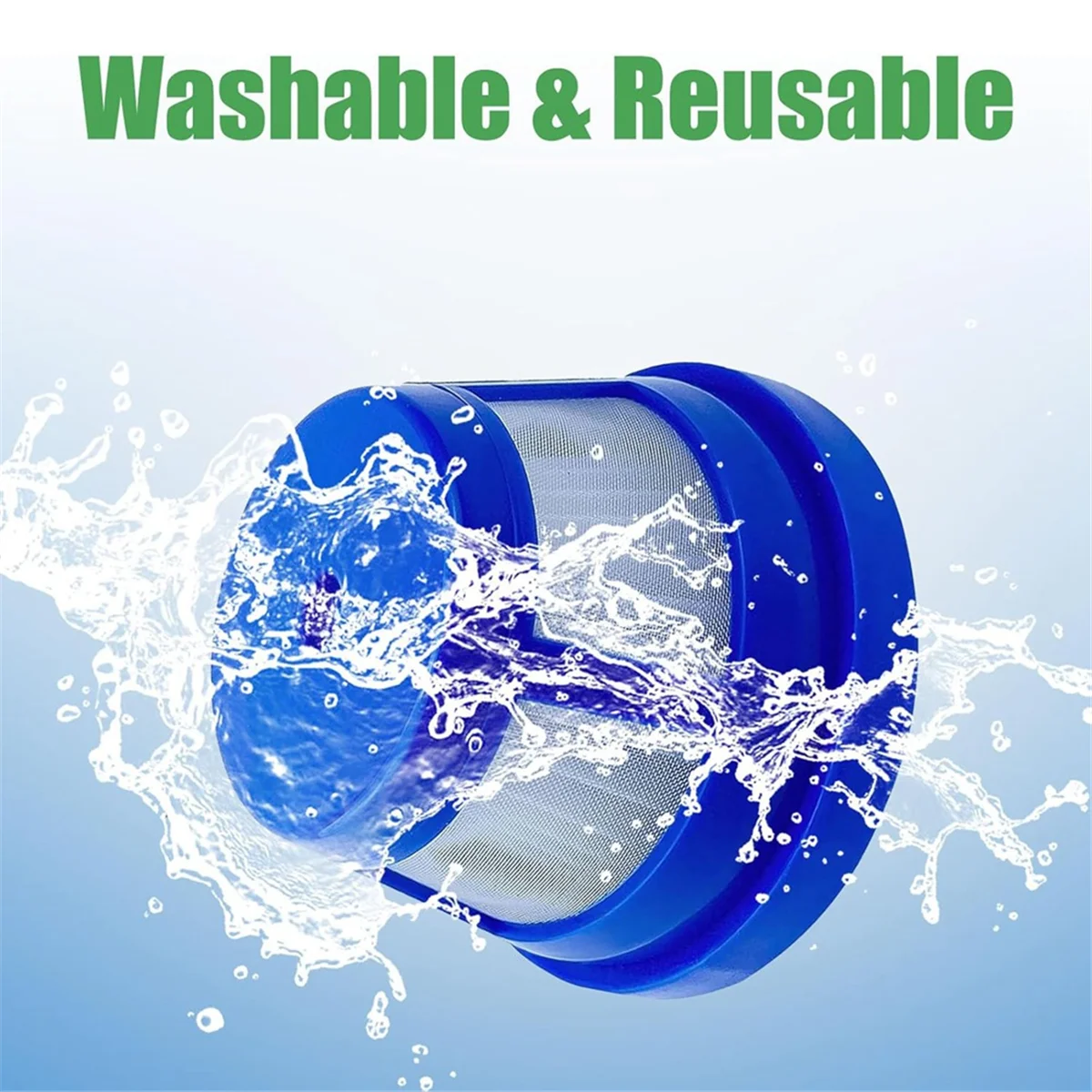 HomeVac H11 / H11 순수 / 무선 휴대용 진공 청소기 세척 가능 필터용 FZFZ HEPA 필터