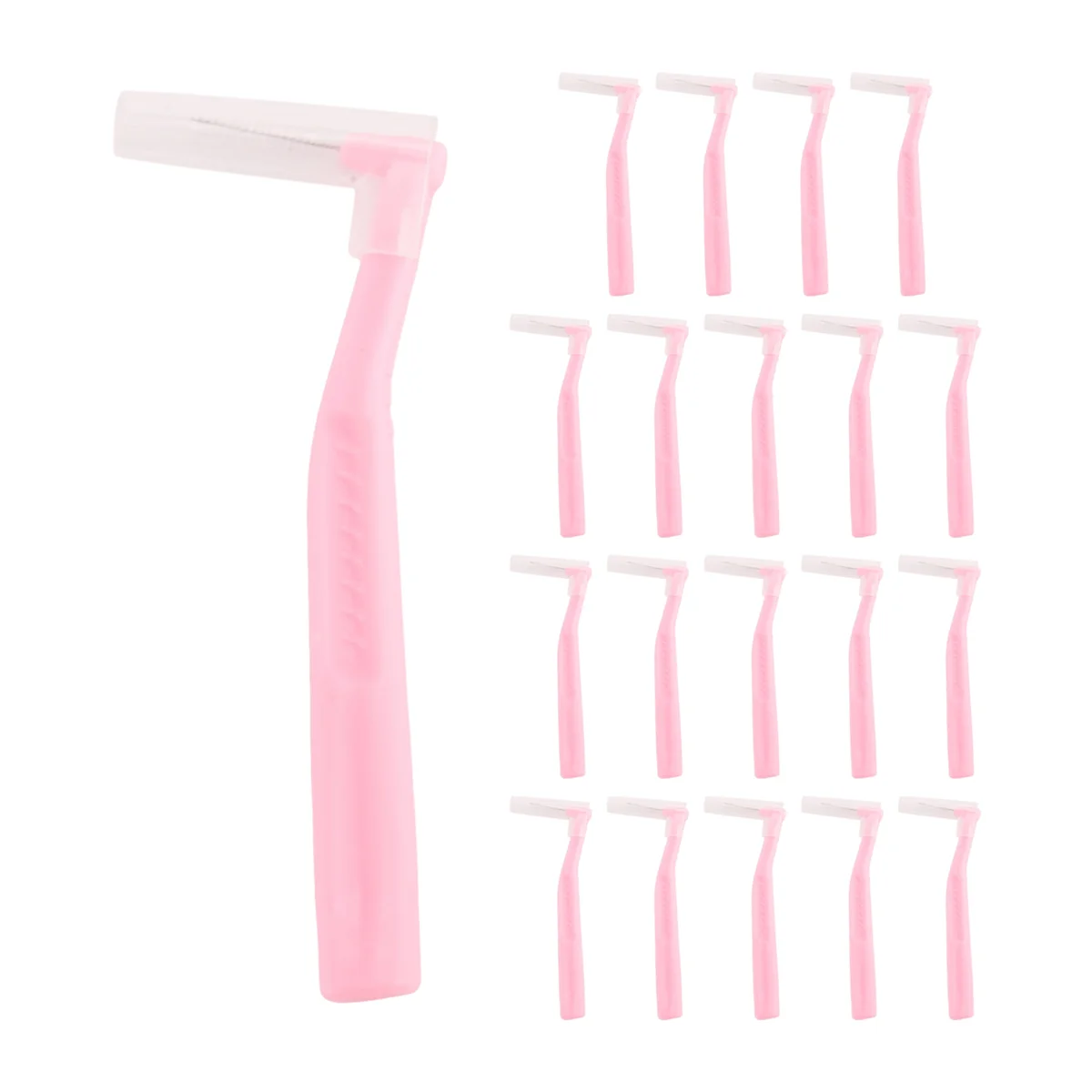 20Pcs/Box L-type 0.6MM Orthodontic Toothbrush Interdental Brushing Brush Clearance Brush Cleaner