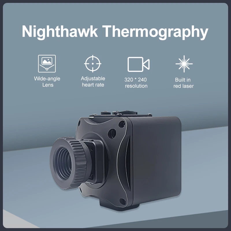 Compactpixels infrared/thermal imaging sight with display for wildlife watching, hunting and outdoor activities 256*192 pixels