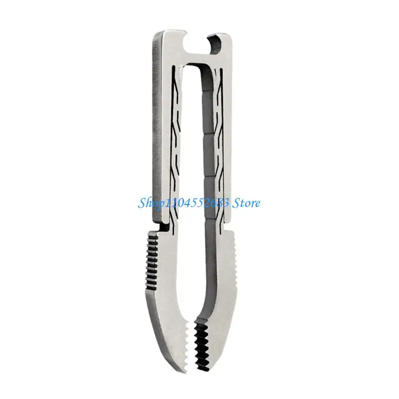 Y6GD Practical Metal Tweezers For Precisions Grooming Crafting Outdoor Gear Portable Tool For Men And Women