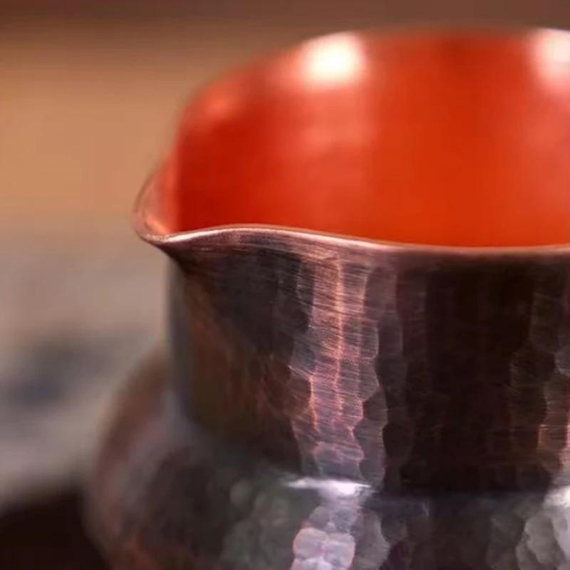 يدويا النحاس النقي القهوة القدح الإبداع الرجعية نسج مقبض موسكو المياه البغل الإفطار كوب موسكو درينكوير أدوات المائدة