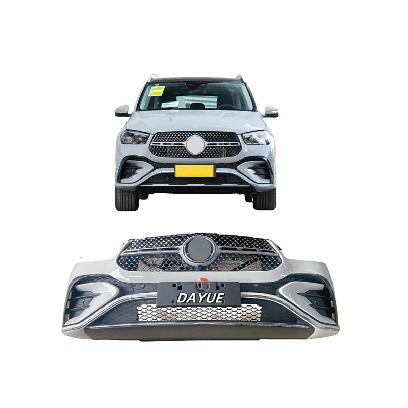 

Modification 2024 GLE Car Front Bumper 167 E53 167 GLE450 167GLE400 Car Safety Belt Grille Kit, Beautiful Condition