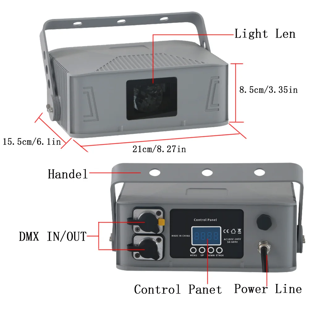 Sharelife-Mini budgétaire laser étanche, lumières étoiles scintillantes blanches, DMX pour DJ, maison, KTV, spectacle de fête, éclairage de scène de mariage, T5W