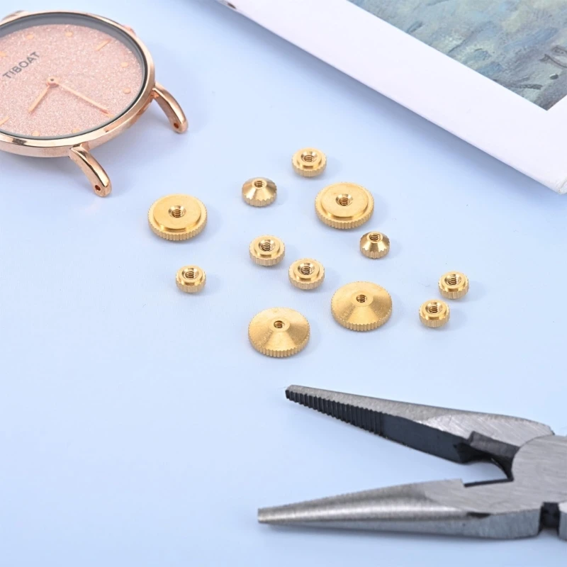 12Pcs Clocks Hand Nut Clock Hand Nut In 5Mm 6Mm 10Mm For Smooth Operation