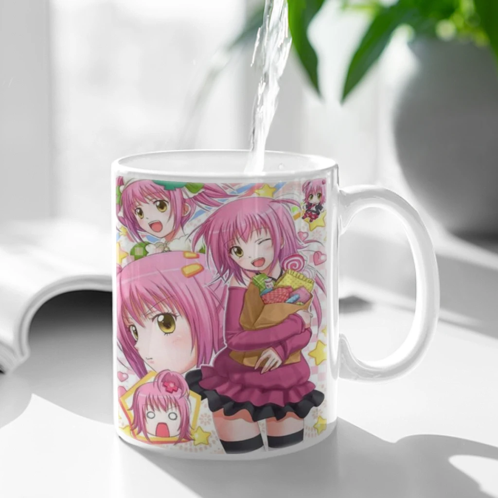 

Shugo Chara Japan Anime Hinamori Amu Ceramic Cup Coffee Oatmeal Breakfast Cup Creative Personality Mug