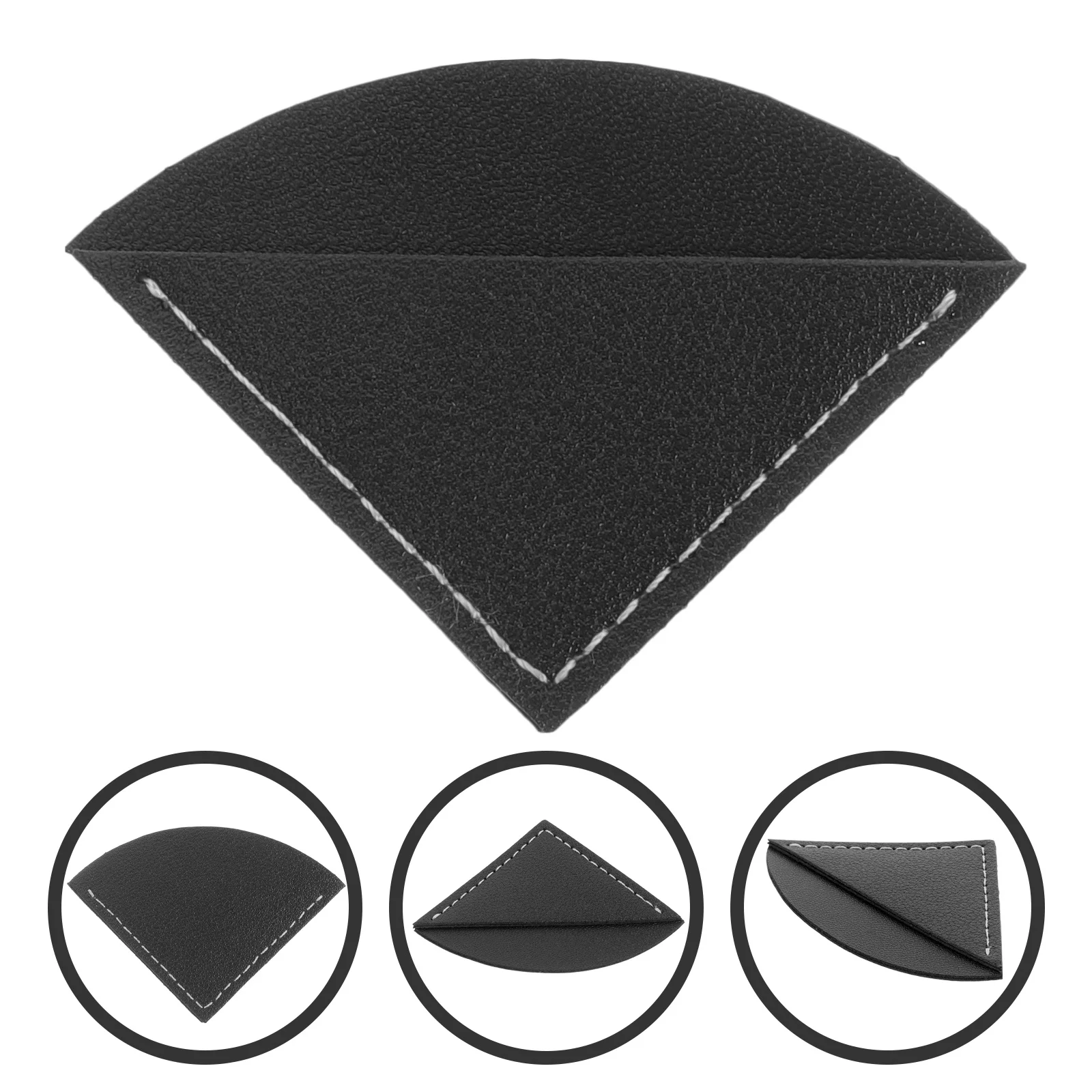 

3Pcs PU Corner Bookmark Handmade Page Marker Versatile Reading Markers for Book Lover Gift Corner Bookmark