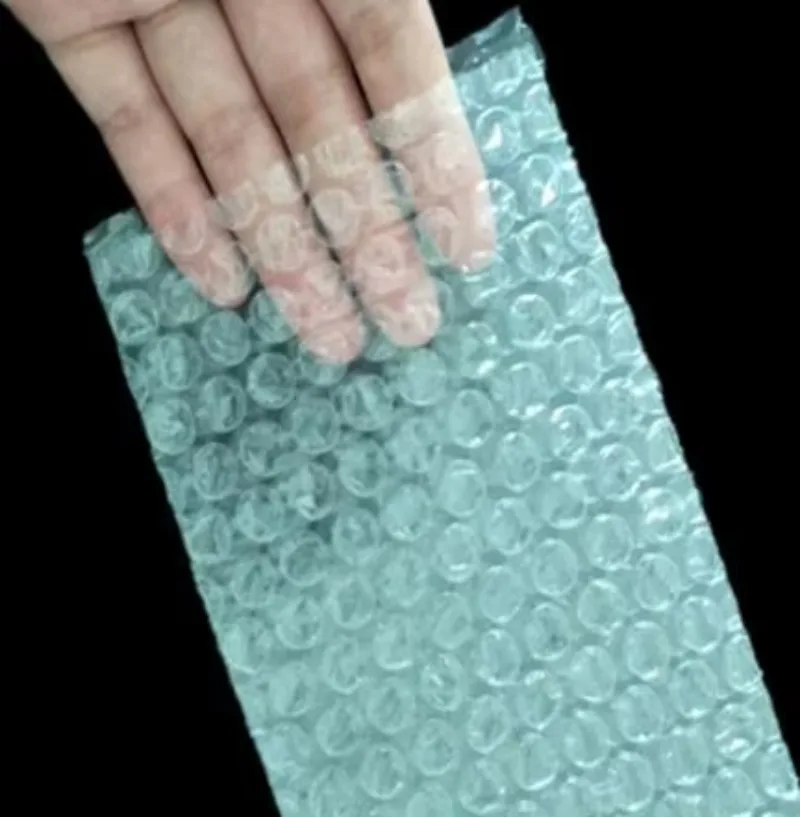 10*20cm 1000pcs Plastic Wrap Envelope white Bubble packing Bags PE clear bubble bag Shockproof bag double film bubble bag