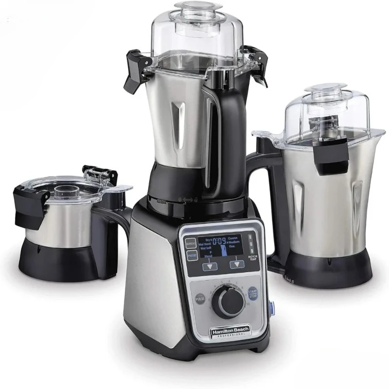 

Beach 4-in-1 Juicer, Mixer, Grinder with 1400W Commercial Motor and 3 Leak-Proof Jars for Wet & Dry Spices