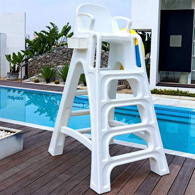 

Fenlin New Design OEM ODM Plastic PVC Lifeguard Chair for Swimming Pool Use
