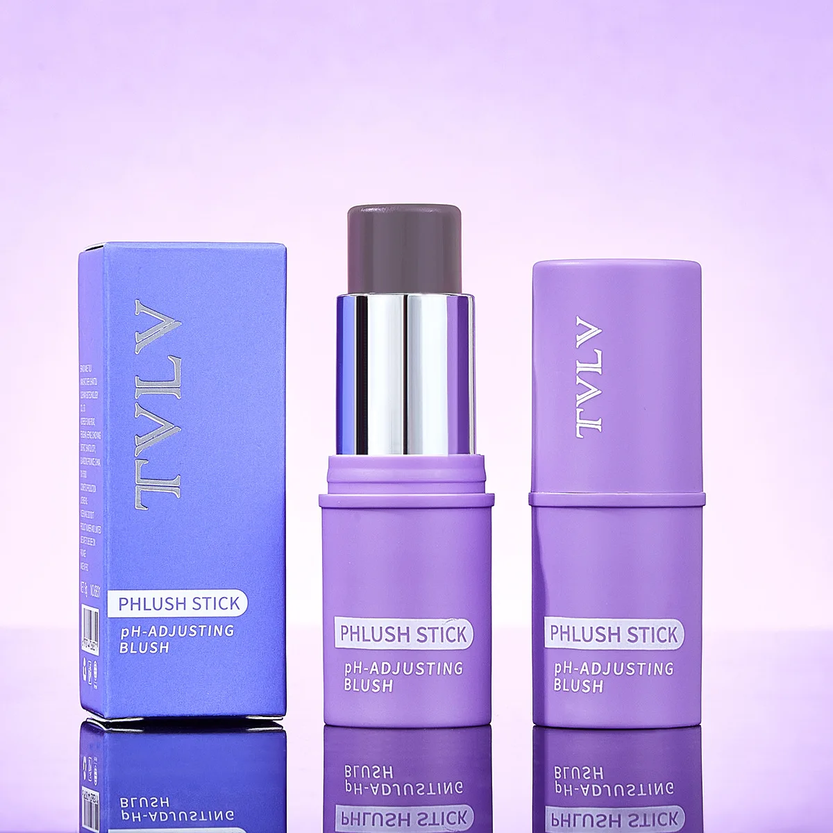 Blush e balsamo labbra che cambiano colore, applicatore doppio in stick, mantiene il trucco in posizione, offre un effetto blush naturale che cambia colore con la temperatura.