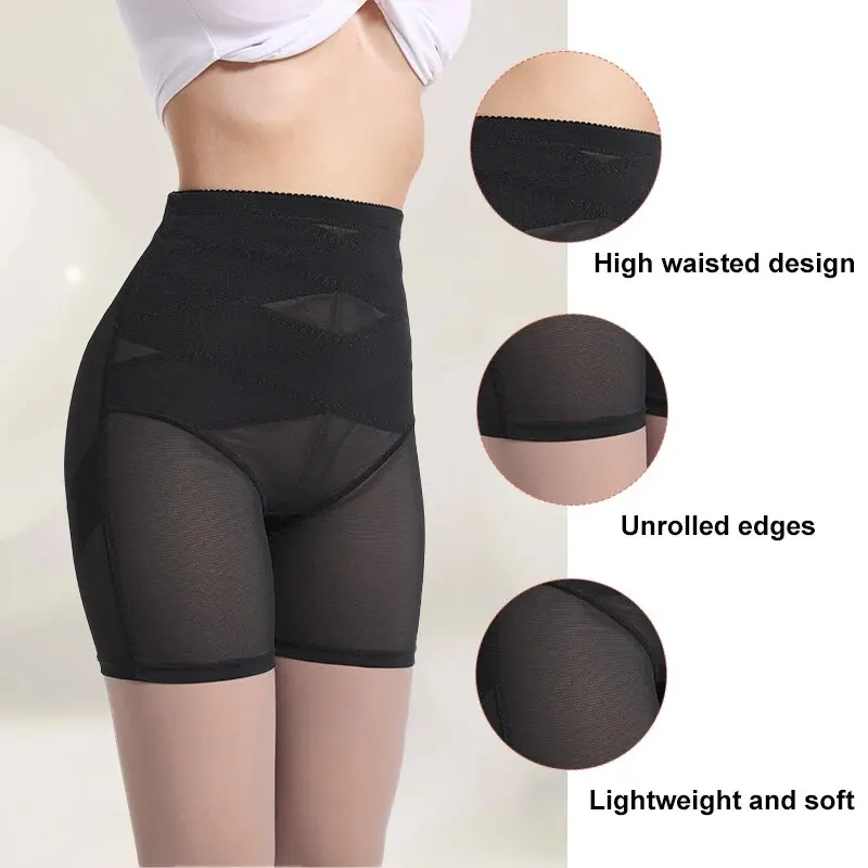 Tummy Control Knickers High Waist Shapewear for Women Shapewear Control Panties Waist Trainer Butt Lifter Slimming Shorts