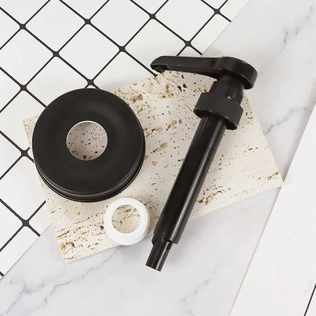 أغطية مضخة توزيع شراب وصلصة العسل، مضخة توزيع شراب القهوة محكمة الغلق ومضادة للتسرب للمطبخ 70 مم/86 مم #4