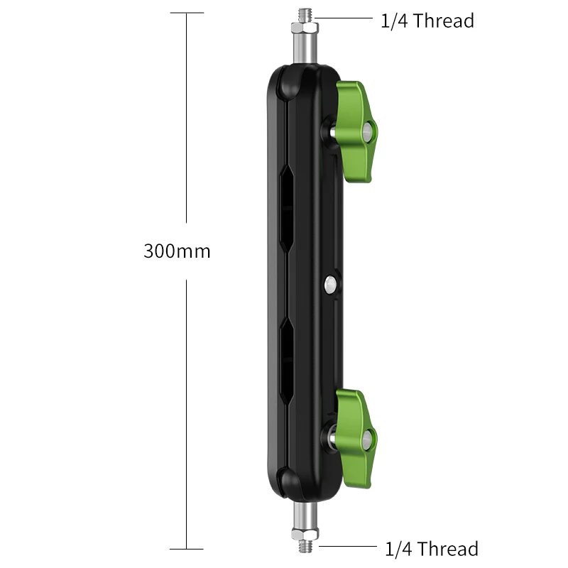 Universal 300mm/250mm Aluminum Ball Head Arm Ball Joint Long Arm Adjustable Friction Arm