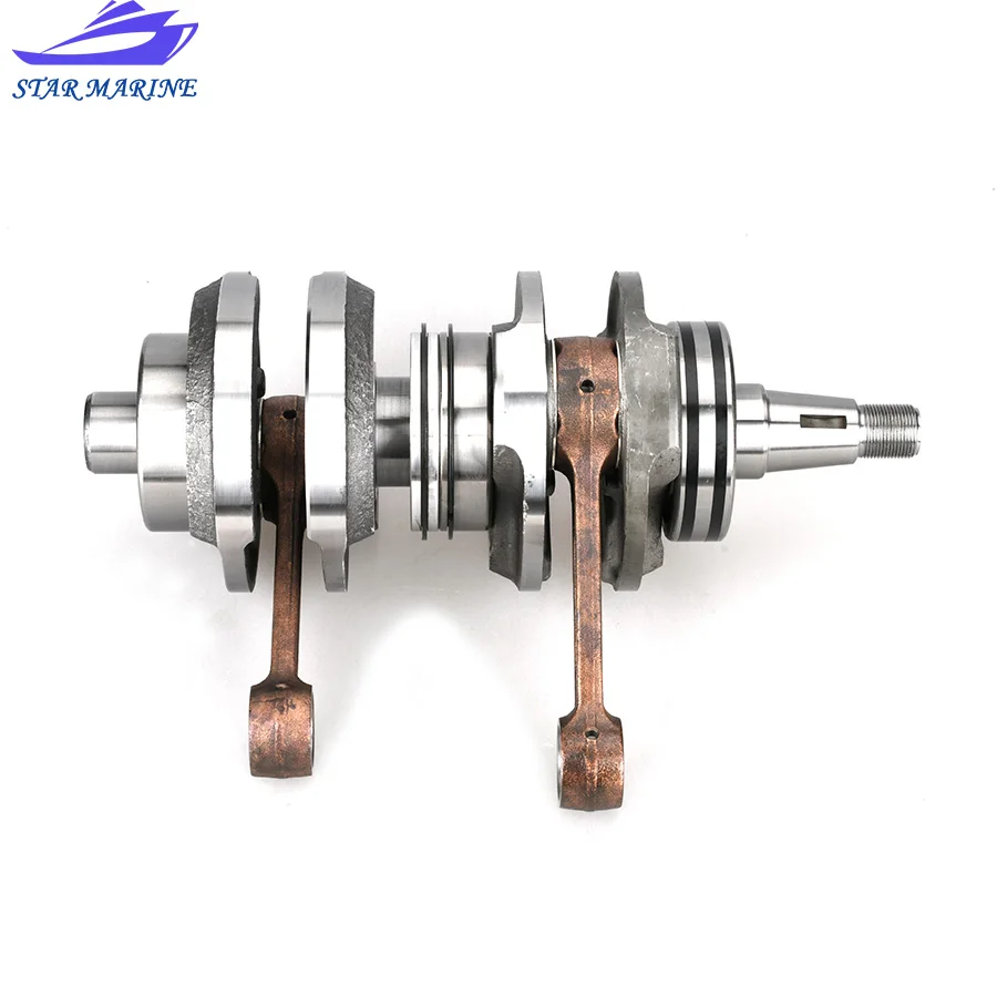 66T-11400 Crankshaft Assy For Yamaha Outboard Engine 40HP 40X 2 Stroke 66T-11400-01 66T-11400-01 boat engine parts