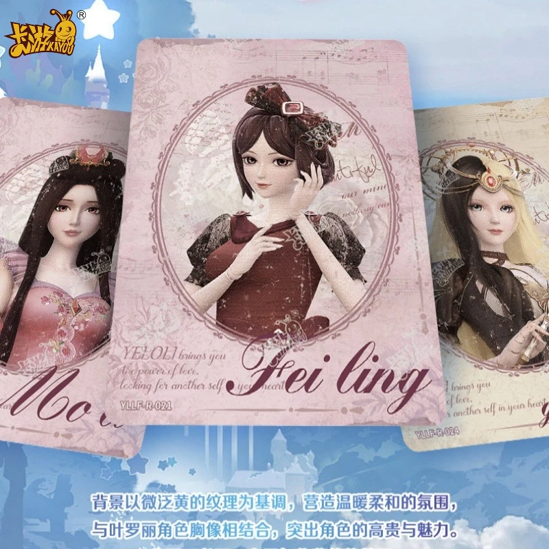 KAYOU Genuine Ye Luoli Original Heart Collection Carter Classic Pack 2 Bullets Ancient Intent Modern Rhyme Collection Cards