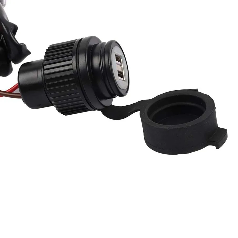 Motorcycle Accessories Dual USB Charger Outlet Interface Socket Power For Honda CRF300L CRF300 L CRF 300L 250L Rally