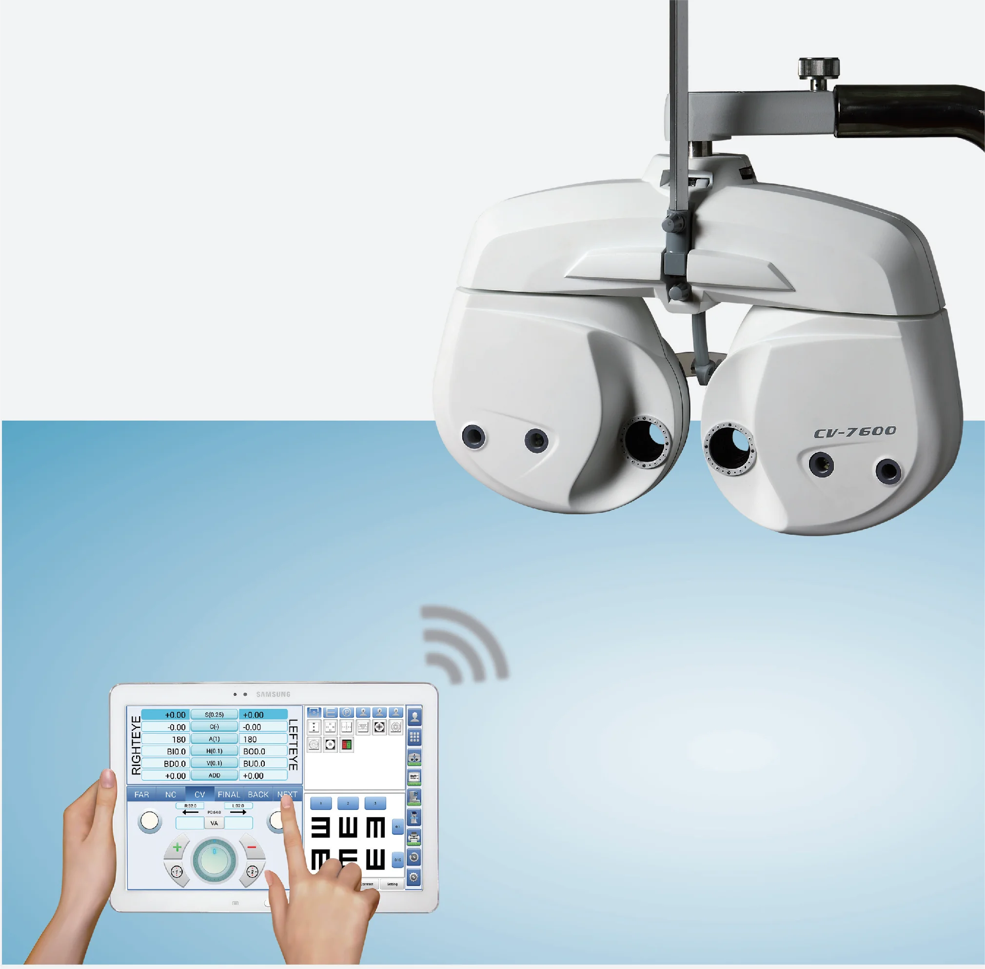 2026 New Automatic Vision Tester With Tablet Control