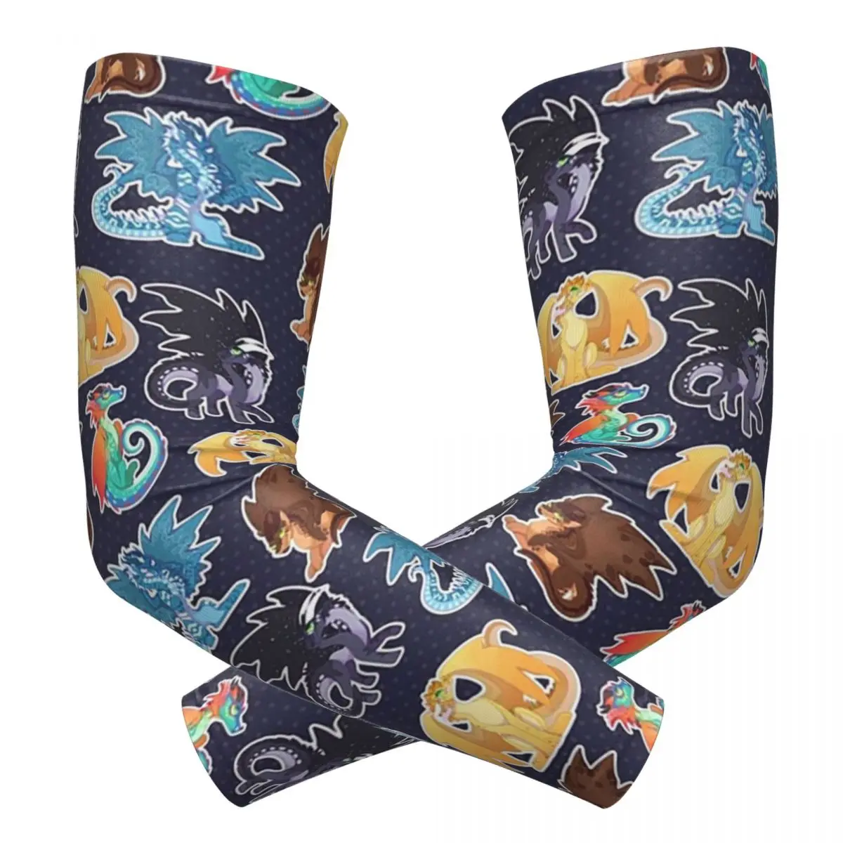 

Dragonets Of Destiny (Wings Of Fire) Outdoor Arm Sleeves Sun UV Protection Cover Summer Cycling Tattoo Sleeves