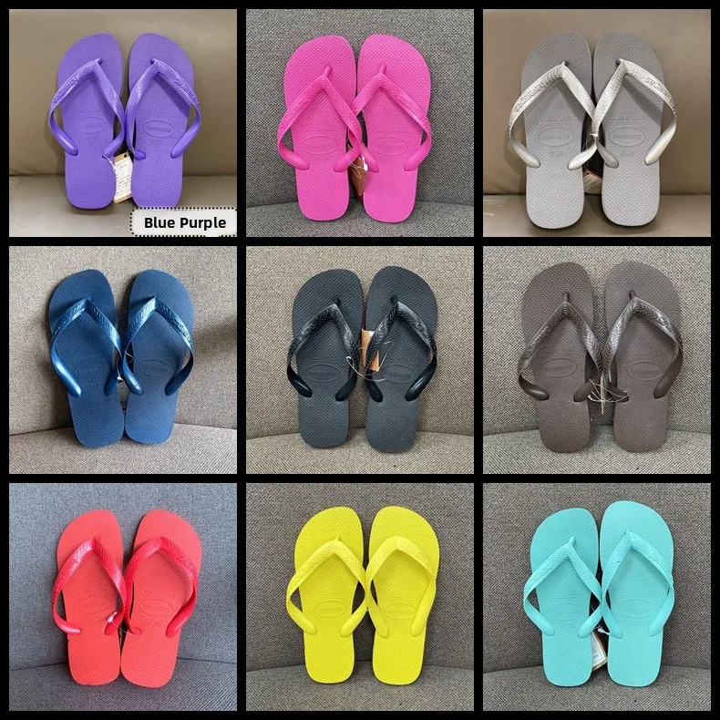 

ex Beach Sandals Anti-Slip Flat Bot Thong Slippers Couple Matching Wear Outdoor Comfortable Summer Flip Flops