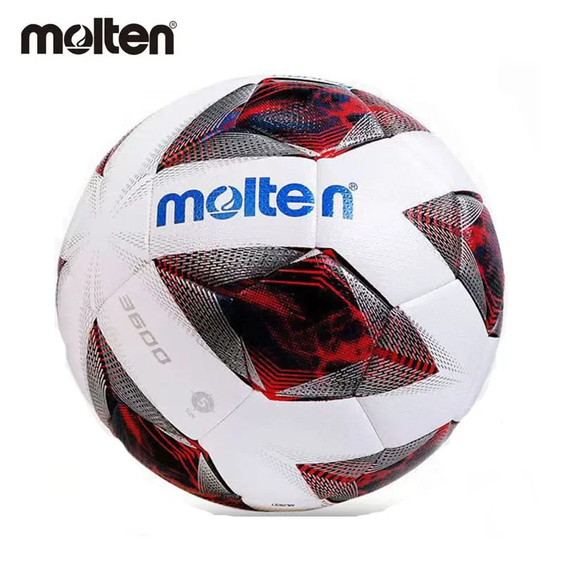 Original MOLTEN Football F5A3600 Training Game Team Sports PU Leather Wear-resistant Standard Specifications Outdoor Football